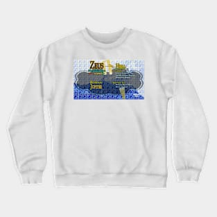 Zeus, King of the Gods Crewneck Sweatshirt